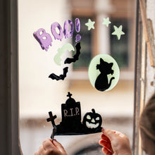Afbeelding in Gallery-weergave laden, Legami Halloween - Set of Gel Window Stickers - Windo-Glow - Boo!
