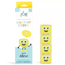 Afbeelding in Gallery-weergave laden, Glopals Light up cubes 4 stuks -  Alex / Geel

