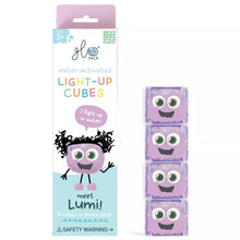 Afbeelding in Gallery-weergave laden, Glopals Light up cubes 4 stuks -  Lumi / Paars
