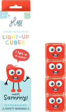 Afbeelding in Gallery-weergave laden, Glopals Light up cubes 4 stuks -  Sammy / Rood
