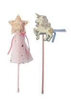 Afbeelding in Gallery-weergave laden, Great Pretenders Boutique Unicorn Star wands - toverstaf eenhoorn of ster - 91401
