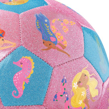 Afbeelding in Gallery-weergave laden, Crocodile Creek maat 3 glitter voetbal - Mermaid Friends zeemeerminnenvrienden
