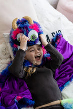 Afbeelding in Gallery-weergave laden, Great Pretenders Goober monster cape, maat 4-6 jaar
