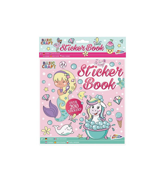 Grafix stickerboek 21 x 21 cm - 9 vellen