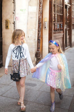 Afbeelding in Gallery-weergave laden, Great Pretenders - A Star is Born Sequins Skirt - rokje maat 4-6 jaar
