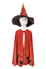 Afbeelding in Gallery-weergave laden, Great Pretenders - Autum Embers Wizard Cape met hoed - maat 4-6 jaar
