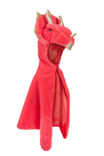 Afbeelding in Gallery-weergave laden, Great Pretenders Red Triceratops cuddle cape - maat 3/4 jaar
