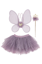 Afbeelding in Gallery-weergave laden, Great Pretenders Royal Fairy Princess rokje met vleugels en toverstaf Paars - 41635
