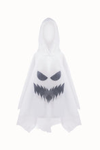 Afbeelding in Gallery-weergave laden, Great Pretenders Spooky Ghost Poncho - maat 5/6 jaar - 56505
