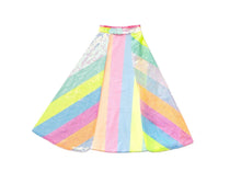 Afbeelding in Gallery-weergave laden, Great Pretenders Stripy sequins gestreepte glittercape - 50505
