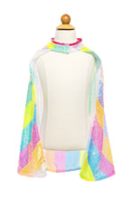 Afbeelding in Gallery-weergave laden, Great Pretenders Stripy sequins gestreepte glittercape - 50505
