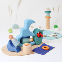 Afbeelding in Gallery-weergave laden, Grimm&#39;s houten speelset - Small World Play by the water - 07601
