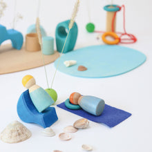 Afbeelding in Gallery-weergave laden, Grimm&#39;s houten speelset - Small World Play by the water - 07601
