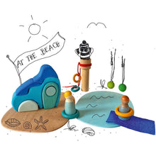 Afbeelding in Gallery-weergave laden, Grimm&#39;s houten speelset - Small World Play by the water - 07601

