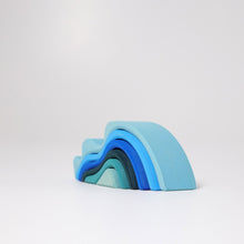 Afbeelding in Gallery-weergave laden, Grimm&#39;s houten speelset kleine watergolven - 10770
