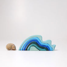 Afbeelding in Gallery-weergave laden, Grimm&#39;s houten speelset kleine watergolven - 10770
