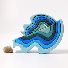 Afbeelding in Gallery-weergave laden, Grimm&#39;s houten speelset kleine watergolven - 10770
