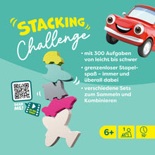 Afbeelding in Gallery-weergave laden, HABA - spel 6+ Stacking Challenge - Vehicles (voertuigen)
