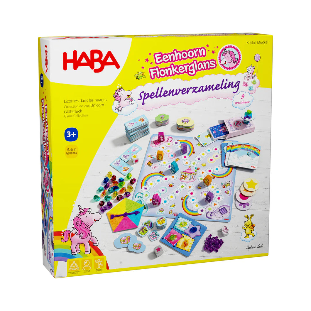 Haba Eenhoorn Flonkerglans Spellenverzameling