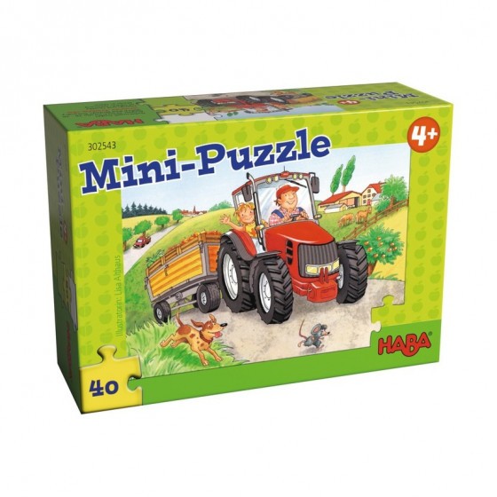 Haba mini puzzel 40 stukjes - Boerderij - 302543