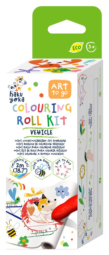 Haku Yoka Mini Kleurrol Kit - Voertuigen