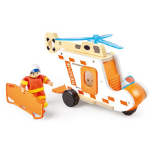Afbeelding in Gallery-weergave laden, Hape Toys - To the Rescue Helicopter Set - E3092
