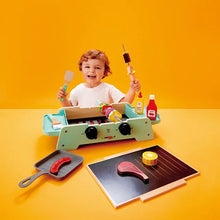 Afbeelding in Gallery-weergave laden, Hape Toys Sizzling Griddle &amp; Grill BBQ - E3214
