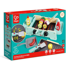 Afbeelding in Gallery-weergave laden, Hape Toys Sizzling Griddle &amp; Grill BBQ - E3214
