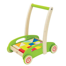 Afbeelding in Gallery-weergave laden, Hape Toys houten blokkenwagen Block and Roll - E0371
