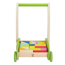 Afbeelding in Gallery-weergave laden, Hape Toys houten blokkenwagen Block and Roll - E0371
