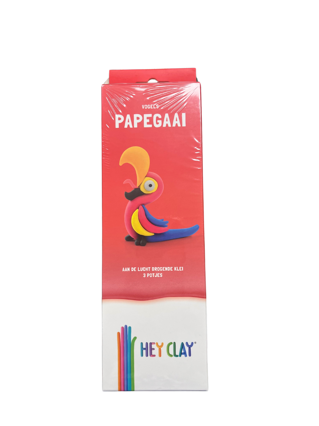 Hey Clay Vogels - Papegaai 3 potjes