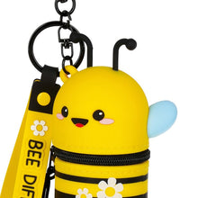 Afbeelding in Gallery-weergave laden, Legami Mini Kawaii - Coin Purse With Key Ring - Bee bijtje
