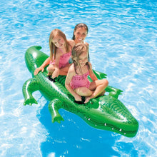 Afbeelding in Gallery-weergave laden, Intex - Opblaaskrokodil ride on - 203 x 114 cm
