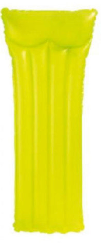 Luchtmatras neon frost 183 x 76 cm - 59717 - Geel, oranje of roze
