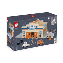 Afbeelding in Gallery-weergave laden, Janod houten garage Cross Roads - J05918
