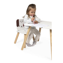 Afbeelding in Gallery-weergave laden, Janod houten kinderstoel Hond - J09658
