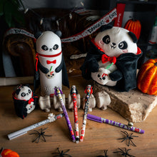 Afbeelding in Gallery-weergave laden, Legami Halloween - Panda "Bam-Boo" 2-in-1 Silicone Pencil Case - Kawaii
