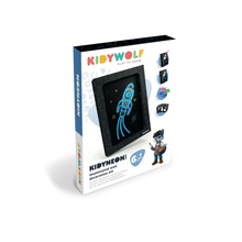 Afbeelding in Gallery-weergave laden, Kidywolf KIDYNEON - kit voor lichtgevende wanddecoratie - Pack 9 borden/3 neon draden
