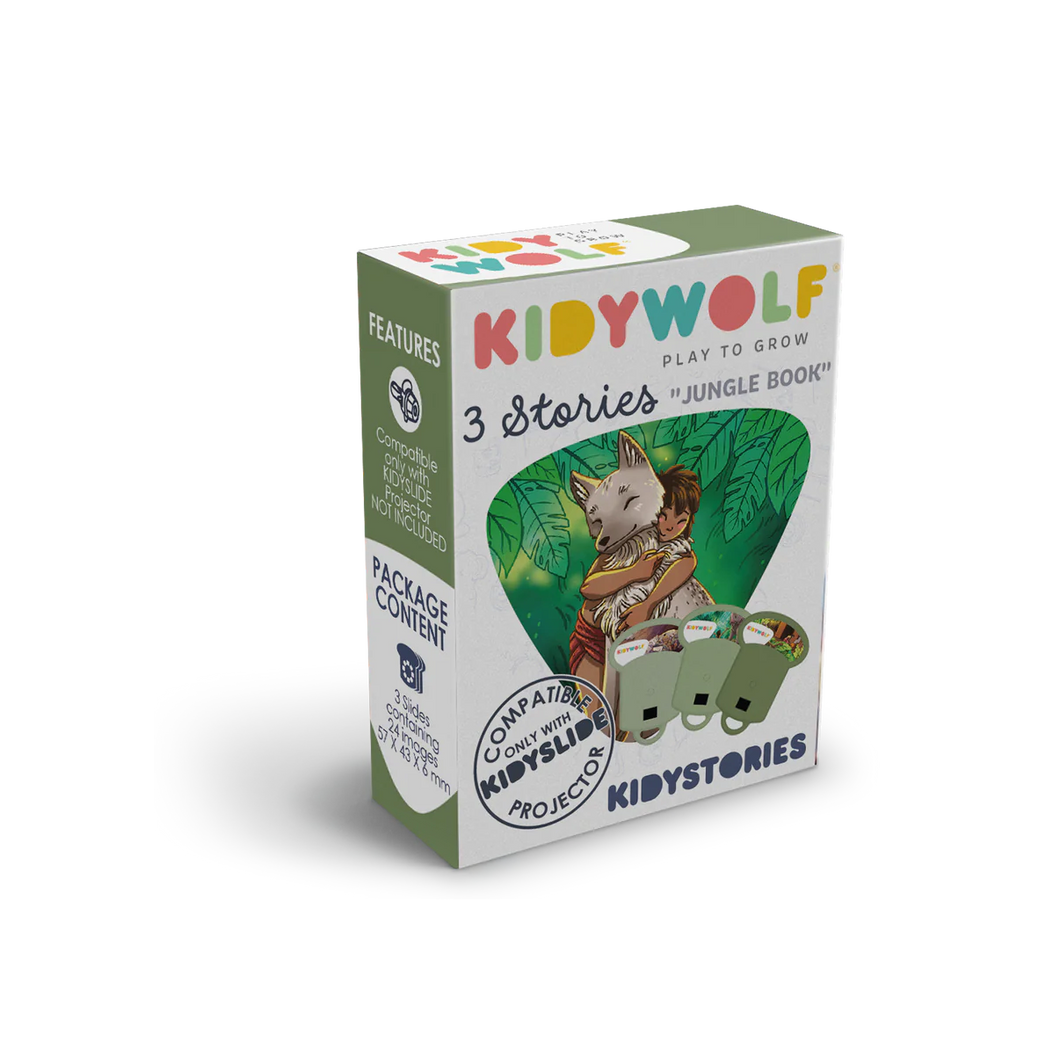 Kidywolf Kidystories Jungle Book voor de Kidyslide