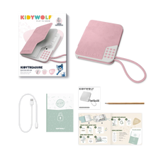 Afbeelding in Gallery-weergave laden, Kidywolf KIDYTREASURE - Geheim notitieboekje met pincode - Roze
