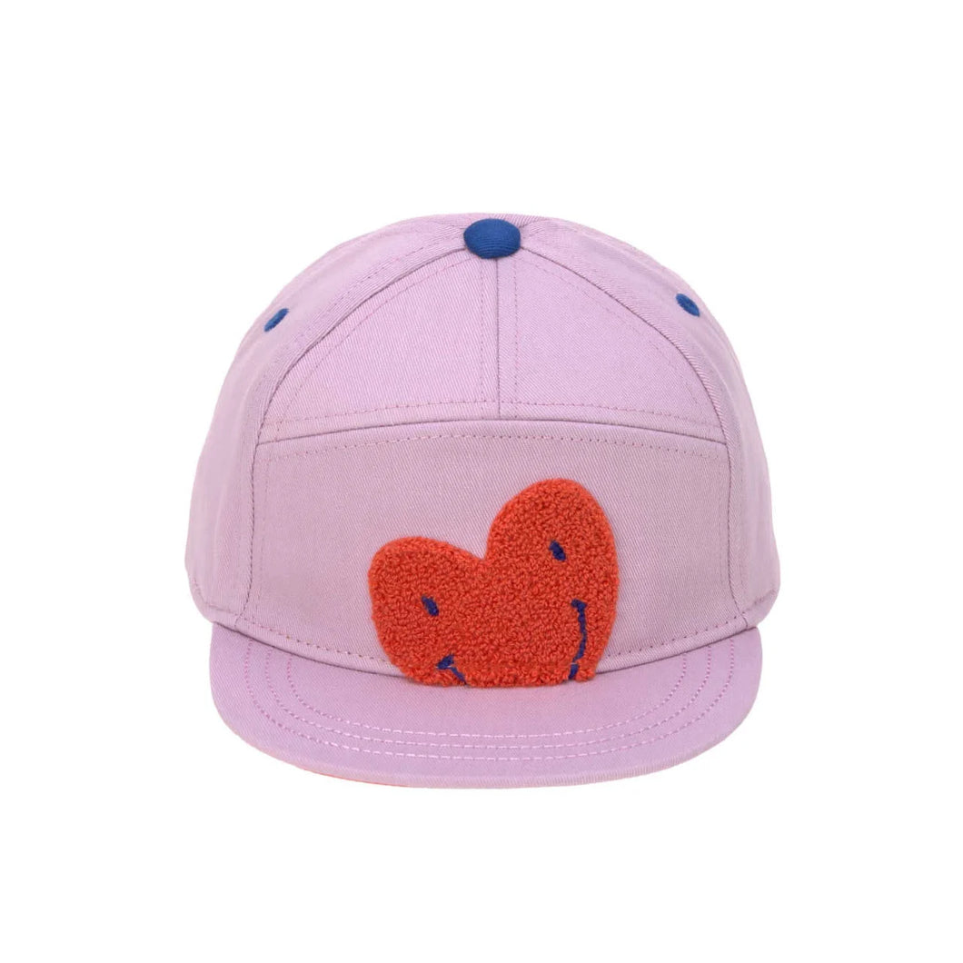 Lässig Kids Skater Cap Little Gang Heart lavender, 2-6 jaar