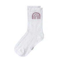 Afbeelding in Gallery-weergave laden, Lässig Tennis Socks 3 pcs GOTS Little Gang Smile, maat 27-30
