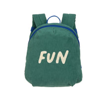 Afbeelding in Gallery-weergave laden, Lässig Tiny Backpack Cord Little Gang Fun Ocean green
