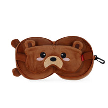 Afbeelding in Gallery-weergave laden, Legami - My Travel Buddy - Travel Pillow With Sleep Mask - Teddy Bear
