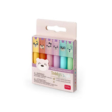 Afbeelding in Gallery-weergave laden, Legami - Set van 6 Mini Pastel Highlighters - Teddy's Style
