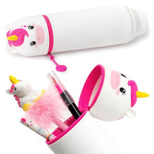 Afbeelding in Gallery-weergave laden, Legami 2-in-1 Silicone Pencil Case Kawaii - Unicorn
