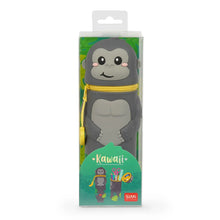 Afbeelding in Gallery-weergave laden, Legami 2-in-1 Siliconen Gorilla-etui "Wild but Kind" - Kawaii pennenzak

