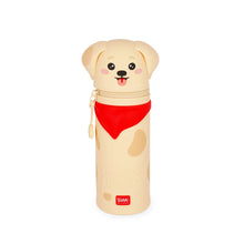 Afbeelding in Gallery-weergave laden, Legami 2 in 1 siliconen pennenzak - Kawaii Hond Golden Furever
