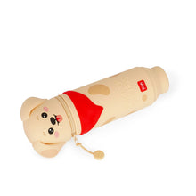 Afbeelding in Gallery-weergave laden, Legami 2 in 1 siliconen pennenzak - Kawaii Hond Golden Furever
