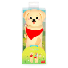 Afbeelding in Gallery-weergave laden, Legami 2 in 1 siliconen pennenzak - Kawaii Hond Golden Furever
